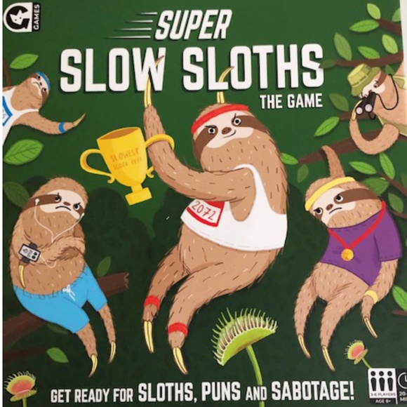 Ginger Fox - Super Slow Sloths Board/Card Game - Picture 1 of 8